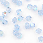 M.C. Beads 3 x 3mm - Bicone : Lt Sapphire AB