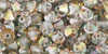 M.C. Beads 4/4mm - Bicone : Crystal Bronze - 1/2