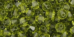 M.C. Beads 4/4mm - Bicone : Olivine