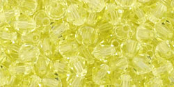 M.C. Beads 4 x 4mm - Bicone : Jonquil