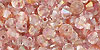 M.C. Beads 4 x 4mm - Bicone : Luster - Pink Lemonade
