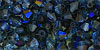 M.C. Beads 4/4mm - Bicone : Blue Iris - Sapphire
