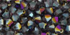 M.C. Beads 4/4mm - Bicone : Purple Iris - Amethyst