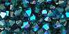 M.C. Beads 4/4mm - Bicone : Emerald AB