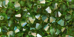 M.C. Beads 4/4mm - Bicone : Peridot - Celsian