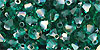 M.C. Beads 4 x 4mm - Bicone : Zircon AB - Celsian
