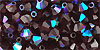 M.C. Beads 4 x 4mm - Bicone : Garnet AB