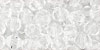 M.C. Beads 5/5mm - Bicone : Crystal