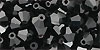 M.C. Beads 5/5mm - Bicone : Jet