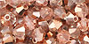 M.C. Beads 5/5mm - Bicone : Apollo - Gold