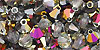 M.C. Beads 5 x 5mm - Bicone : Marea - Crystal