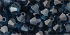 M.C. Beads 5/5mm - Bicone : Montana Blue