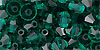 M.C. Beads 5/5mm - Bicone : Emerald