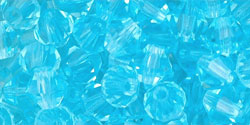 M.C. Beads 5 x 5mm - Bicone : Aquamarine