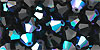 M.C. Beads 5/5mm - Bicone : Jet AB