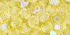 M.C. Beads 5 x 5mm - Bicone : Jonquil AB