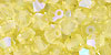 M.C. Beads 5/5mm - Bicone : Jonquil AB