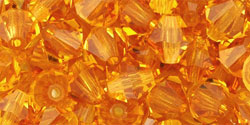 M.C. Beads 6 x 6mm - Bicone: Topaz