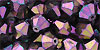 M.C. Beads 6 x 6mm - Bicone : Iris - Purple