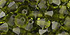 M.C. Beads 6/6mm - Bicone : Olivine