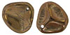 Rose Petals 14 x 13mm : Dk Bronze