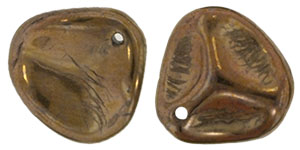 Rose Petals 14 x 13mm : Dk Bronze