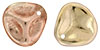 Rose Petals 14 x 13mm : Apollo - Gold