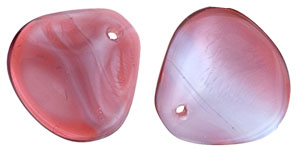 Rose Petals 14 x 13mm : Fuchsia/Silky Blue