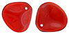 Rose Petals 14 x 13mm : Siam Ruby