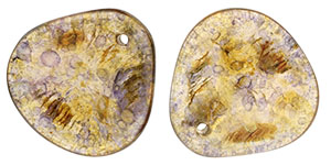 Rose Petals 14 x 13mm : Rosaline - Bronze Picasso