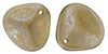 Rose Petals 14 x 13mm : Luster - Stone Topaz/Smoky Topaz