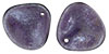 Rose Petals 14 x 13mm : Luster - Stone Tanzanite