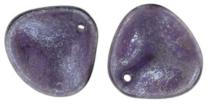 Rose Petals 14 x 13mm : Luster - Stone Tanzanite