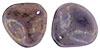 Rose Petals 14 x 13mm : Milky Amethyst - Moon Dust