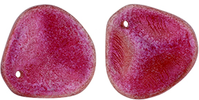 Rose Petals 14 x 13mm : Rose Shimmer Ruby
