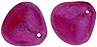 Rose Petals 14 x 13mm : Opalescent Ruby