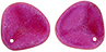 Rose Petals 14 x 13mm : Opalescent Neon Pink