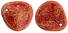 Rose Petals 14 x 13mm : Red Antique Shimmer