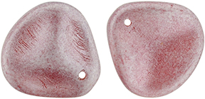 Rose Petals 14 x 13mm : Metal Luster - Ruby