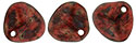 Rose Petals 8 x 7mm : Siam Ruby - Copper Picasso