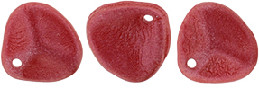 Rose Petals 8 x 7mm : Metallic Suede - Guava