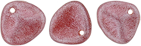 Rose Petals 8 x 7mm : Metal Luster - Ruby