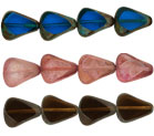 Chunky Table Cut Drop Nugget Window Beads 16x12mm