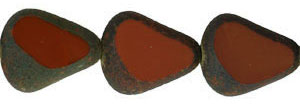 Chunky Table Cut Drop Nugget 19 x 16mm : Umber - Stone Picasso