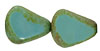 Chunky Table Cut Drop Nugget 19 x 16mm : Persian Turquoise - Stone Picasso