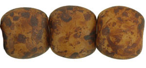 Jumbo Kidney Nugget 17 x 15mm : Milky Translucent Topaz - Picasso 75pc