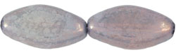 Flattened Oval 17/8mm : Milky Pink - Moon Dust