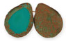 Polished Drops 16 x 12mm : Persian Turquoise - Stone Picasso