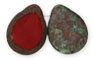 Polished Drops 16 x 12mm : Burnt Umber - Stone Picasso