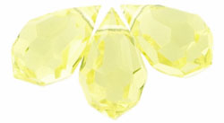 M.C. Beads 10 x 6mm - Teardrop: Jonquil